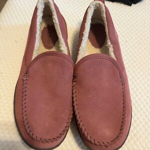 L.L. Bean Women's Moccasins in Pink